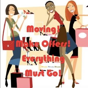Moving! Everything Must Go! 🛍